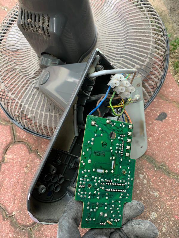 KDK wall fan pcb board used, Furniture & Home Living, Lighting & Fans