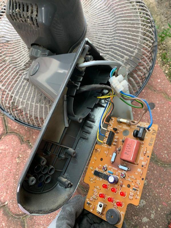 KDK wall fan pcb board used, Furniture & Home Living, Lighting & Fans