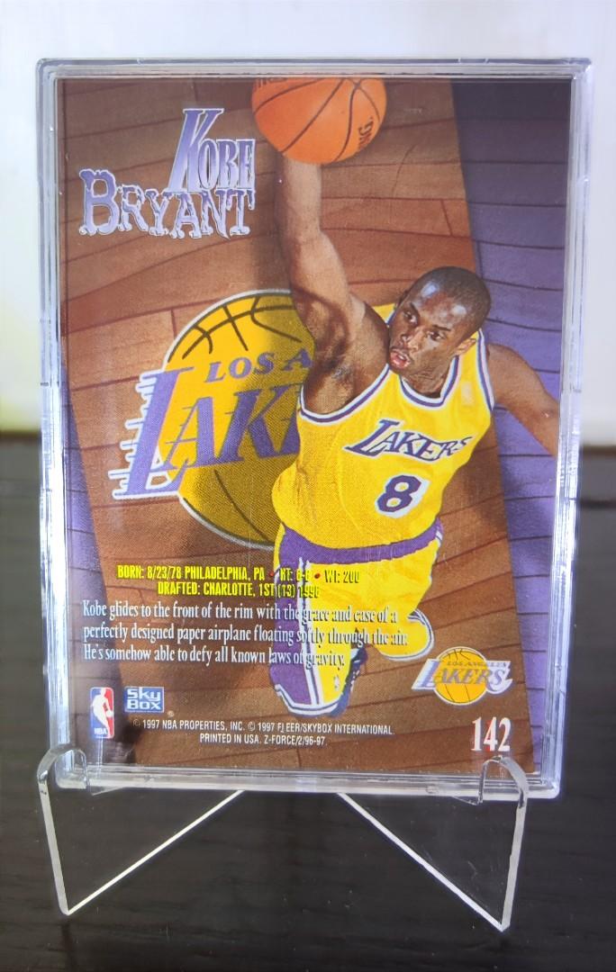 KOBE BRYANT 96-97 Skybox Z Force #142 Rookie Card LA Lakers