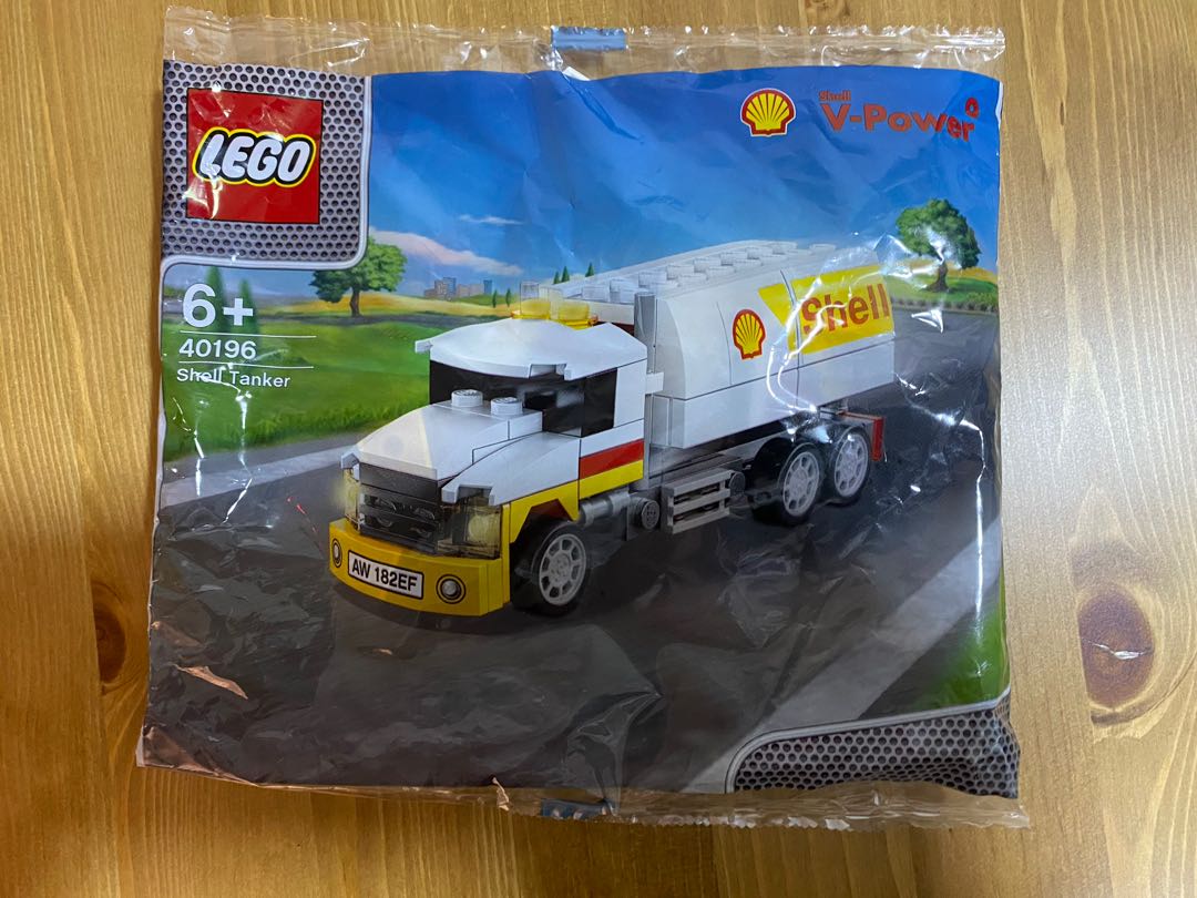 Custom Aufkleber Precut Sticker passend für LEGO 40196 Shell Tanker polybag