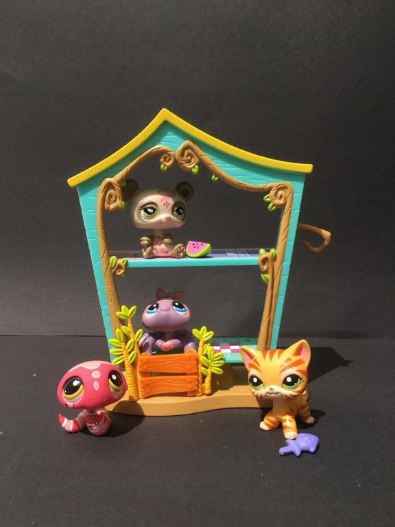 Littlest pet shop shop jungle set
