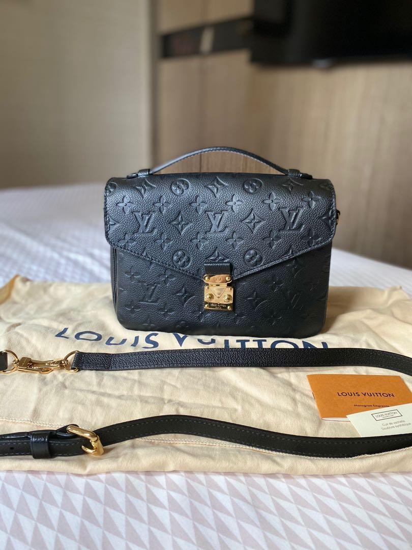 Louis Vuitton LV Pochette Metis Empreinte Black PRICE REDUCED