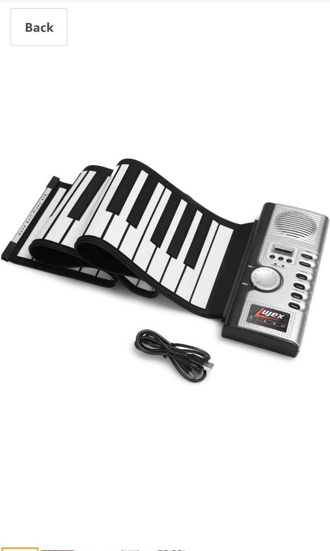 Lujex roll up keyboard clearance piano