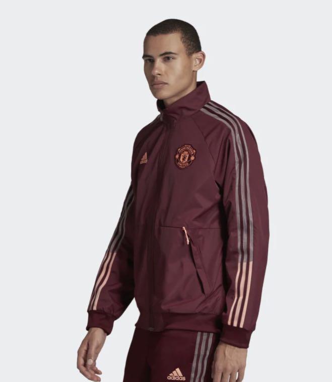 Man united maroon best sale jacket