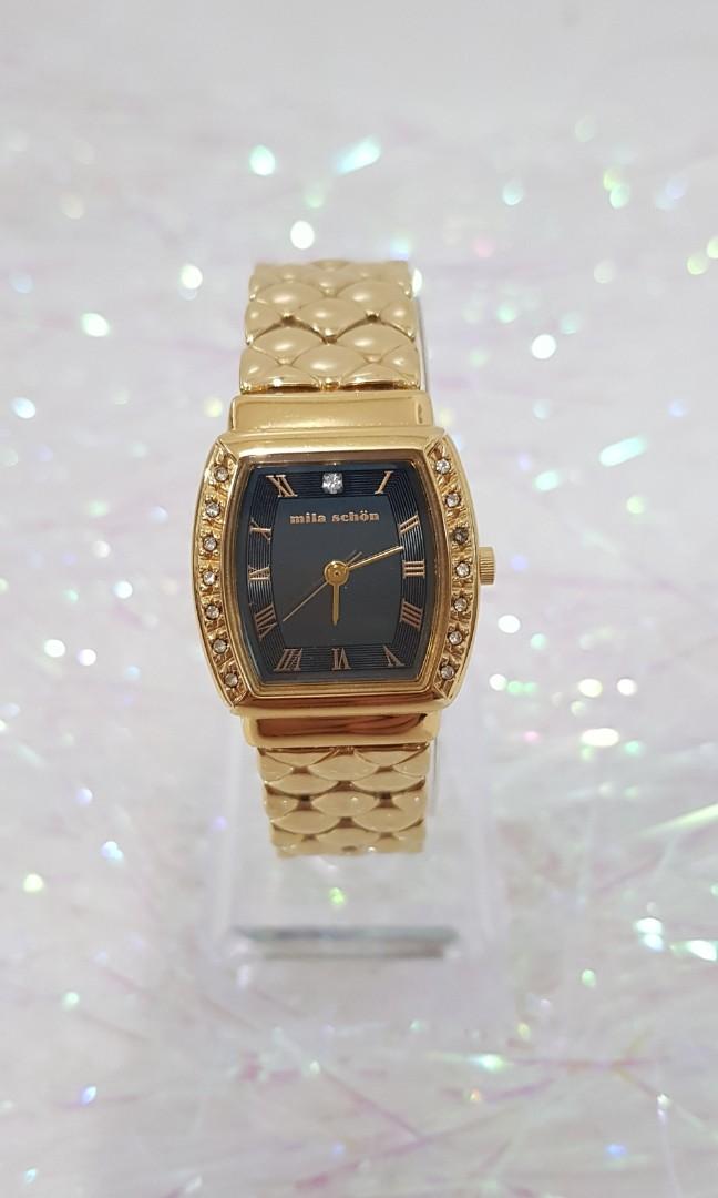 Mila Schon Gold Watch for Women Authentic