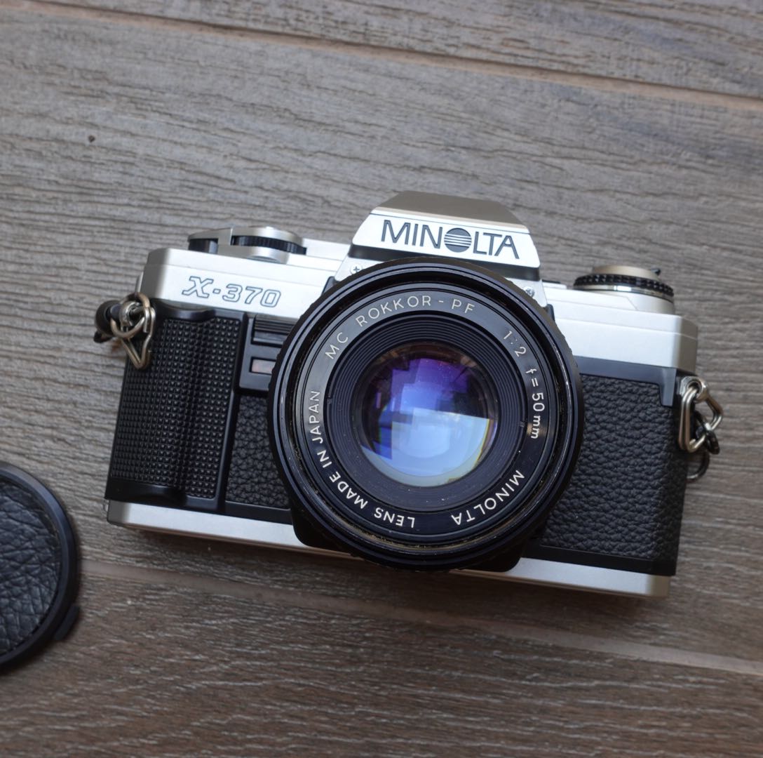 Minolta X370 with 50mm f/2 [35mm Film Camera], Photography, Cameras