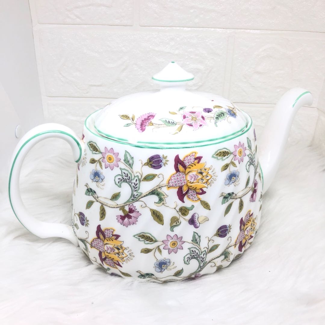 Minton Haddon Hall Large Teapot MADE IN ENGLAND, Furniture & Home