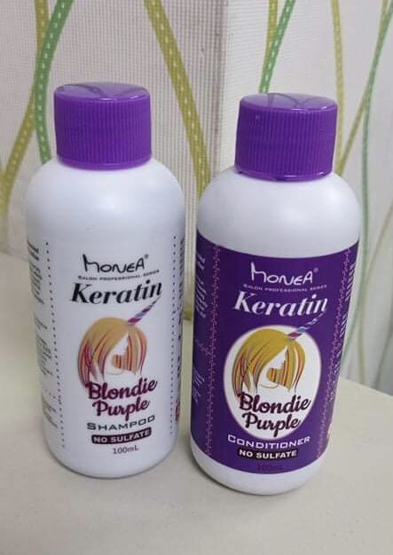 Monea Purple Shampoo and Conditioner 100ML Beauty Personal