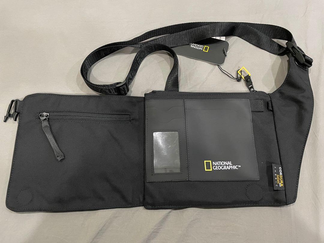 NATIONAL GEOGRAPHIC URBAN WAIST BAG 側背小包 / 黑色 / CORDURA