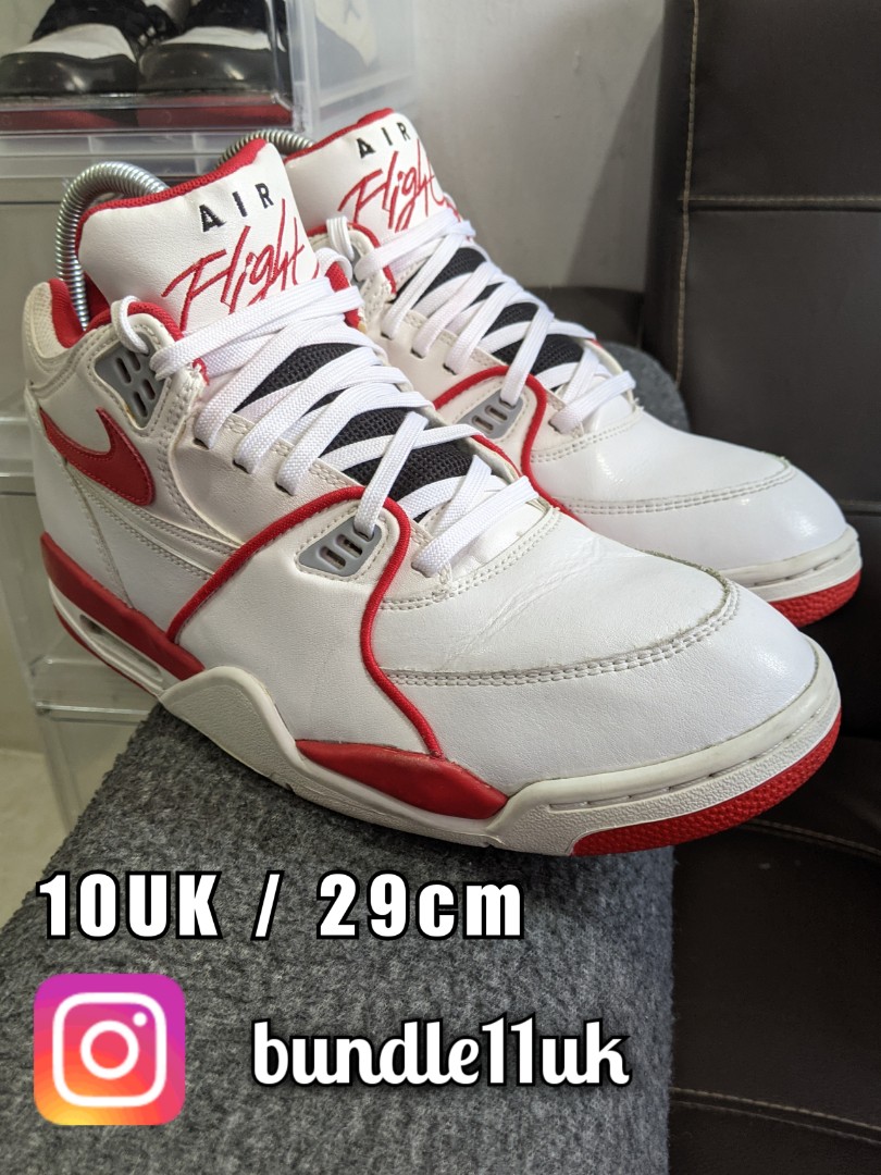 Nike Air Flight 80 White University Red 10UK, Men's Fashion, Footwear,  Sneakers on Carousell