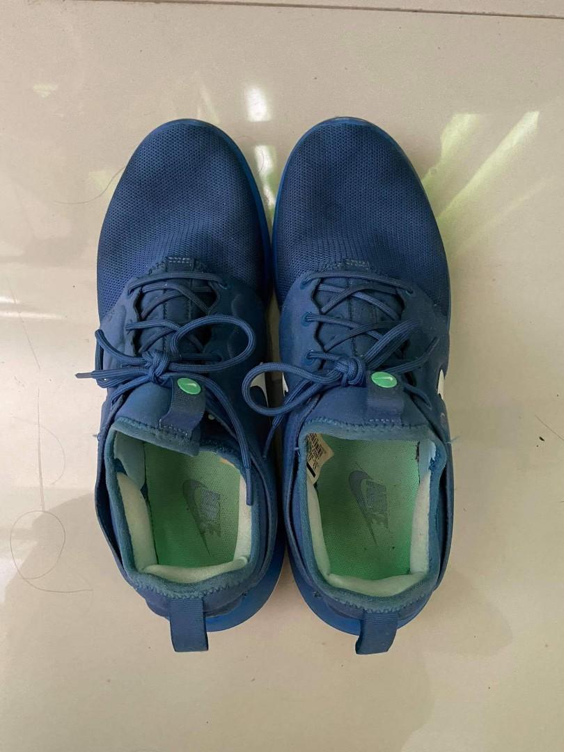 mens nike running shoes blue