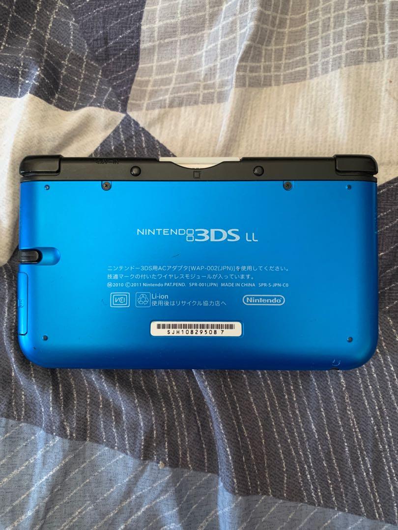 Nintendo 3ds Ll 任天堂3ds 藍色 連充電線 遊戲機 遊戲機遊戲 Nintendo 任天堂 Carousell