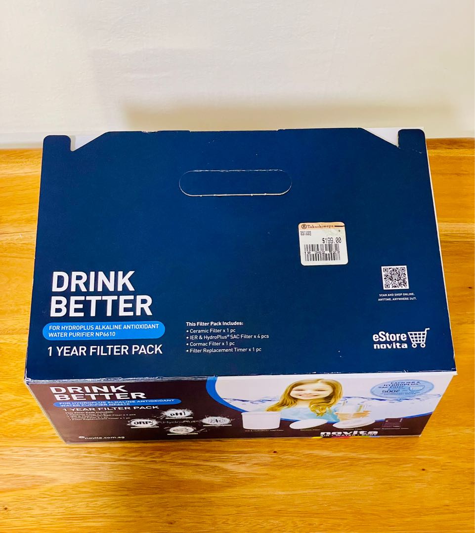 Novita Original 1 Year Filter Pack (for model NP6610), TV & Home ...