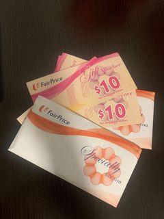 NTUC GROCERY VOUCHERS $1K/$2K/$3K