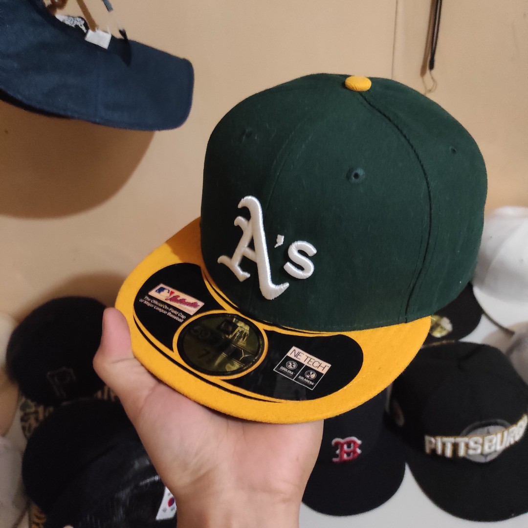 New era fitted hat cap A's Oakland athletics, Men's Fashion, Watches &  Accessories, Cap & Hats on Carousell