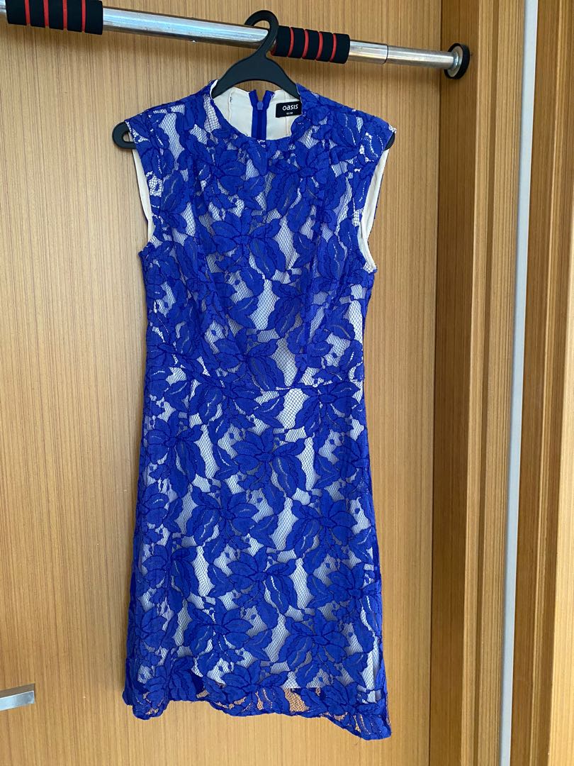 oasis blue lace dress Cinosural International School