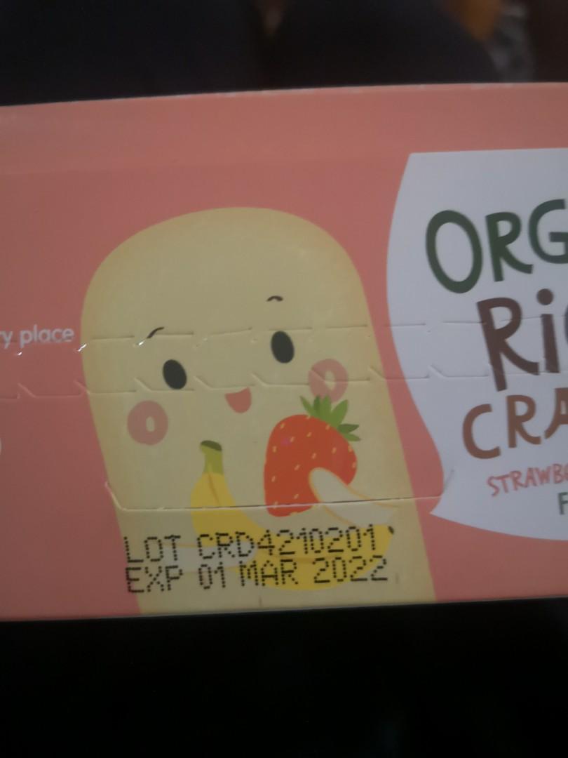 Organic Rice Cracker, Babies & Kids, Nursing & Feeding, Weaning