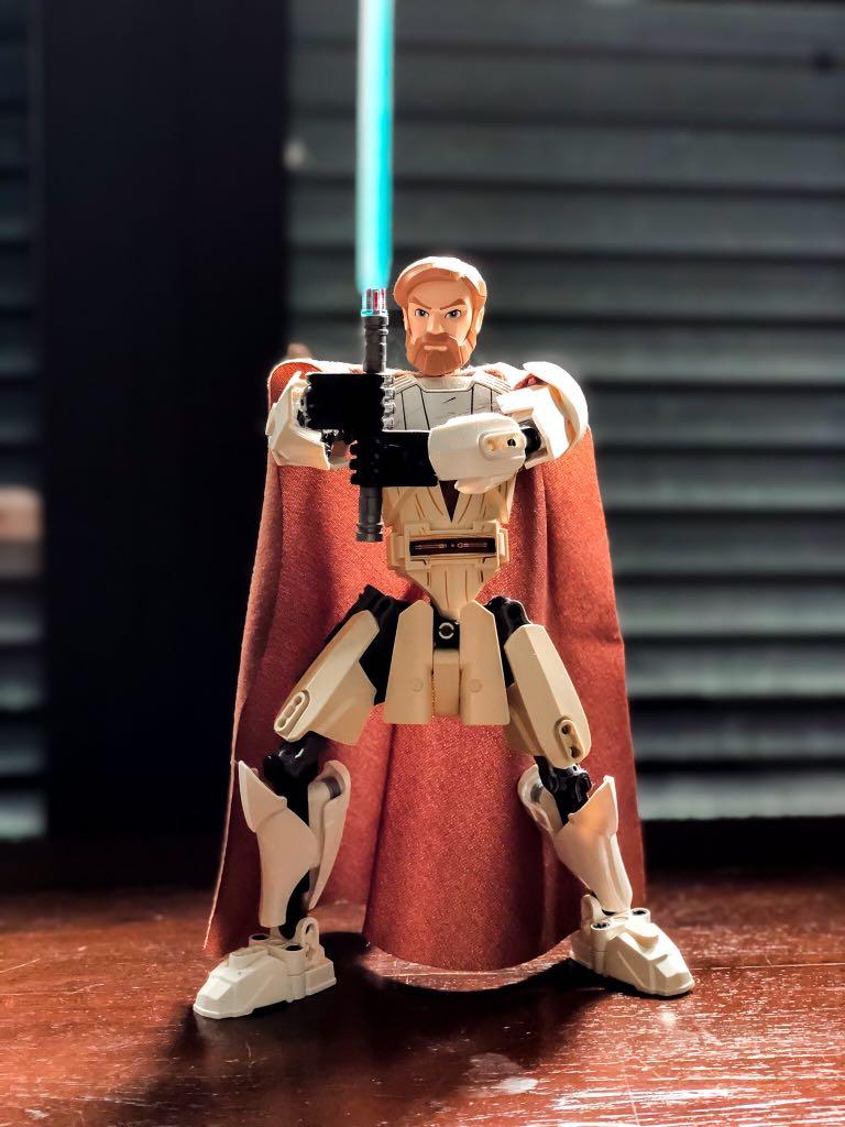 Lego star wars buildable shop figures obi wan kenobi