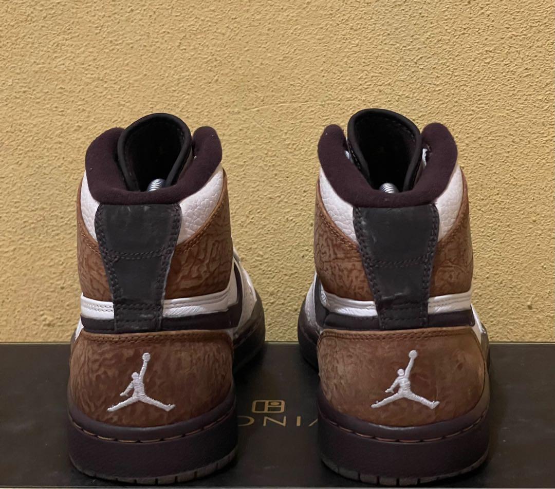 Air jordan 1 high strap white madeira ginger top