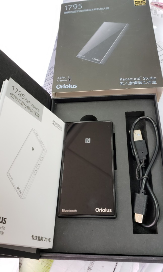 Oriolus 1795 藍芽解碼耳機放大器4.4mm版, 音響器材, 可攜式音響設備 - Carousell