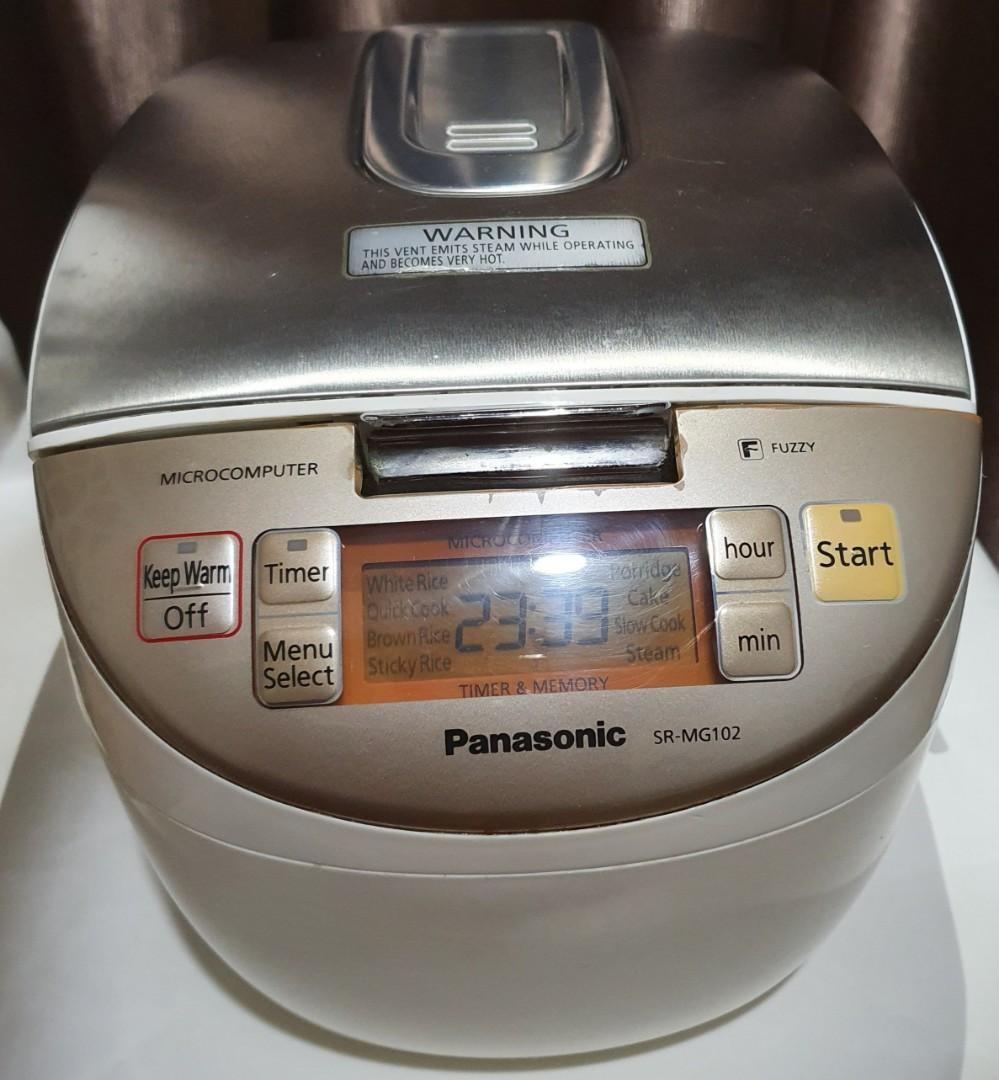 Panasonic Rice Cooker SRMGS102, TV & Home Appliances, Kitchen