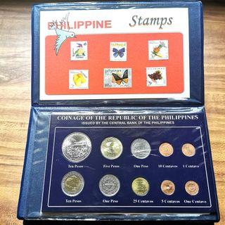 Philippine Coin and Stamp souvenir set