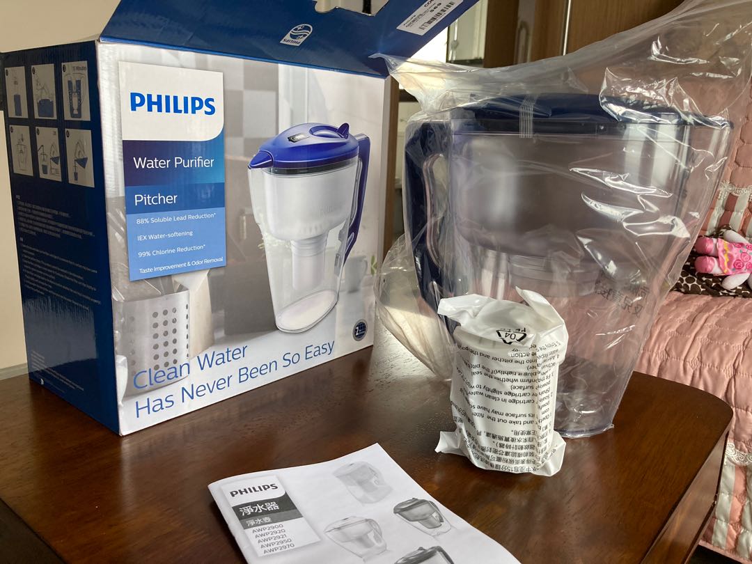 Philips Water Filter Pitcher 3.5L AWP2921/03, TV & Home Appliances