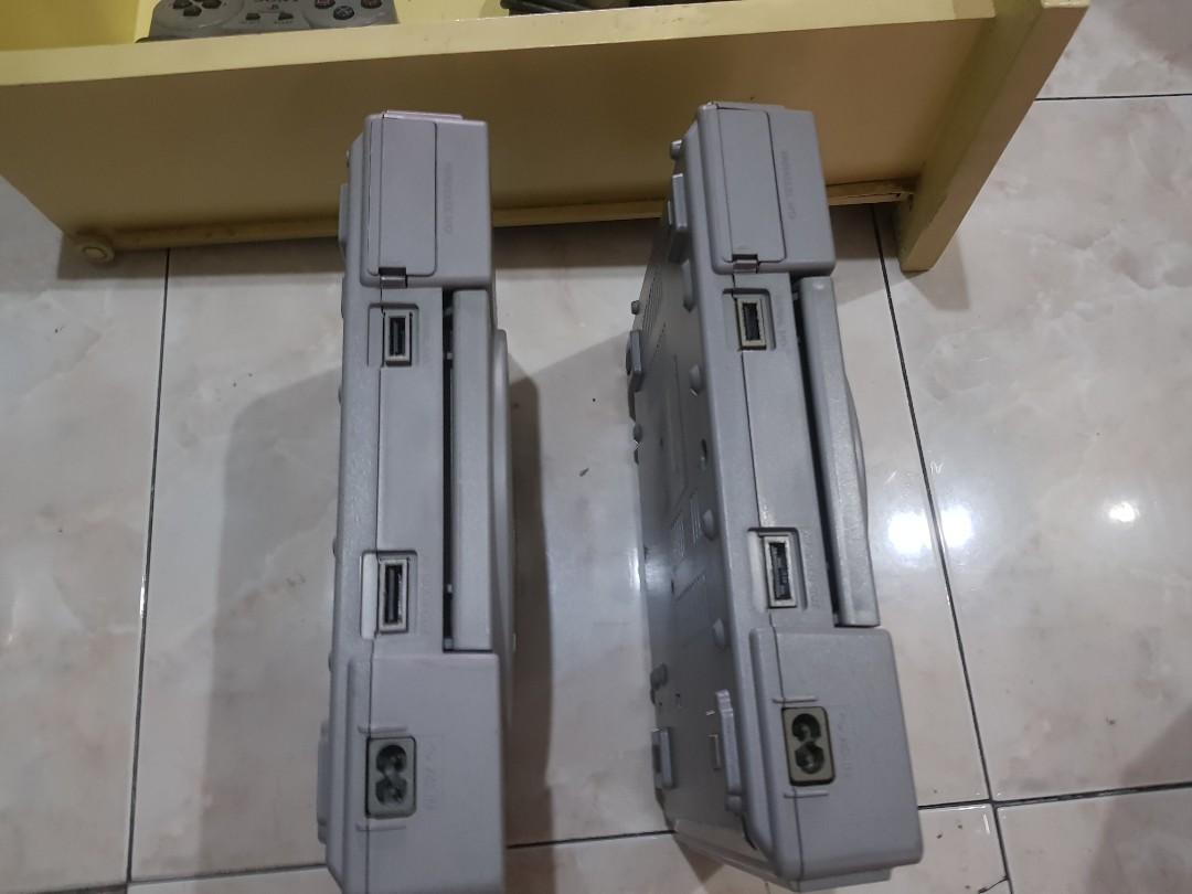 Playstation 1 Console & Accessories (Category: PlayStation) located in Marikina City. Submitted by gjflores (Listing ID 1098334069, Image 3). Description: Negotiable *Updated* 2 pcs PS1 Console 1 pc dual shock controller 1 pc regular controller 5 pcs memory card All items are original Issue: di ko na matest kung working pa. buy at your own risk.