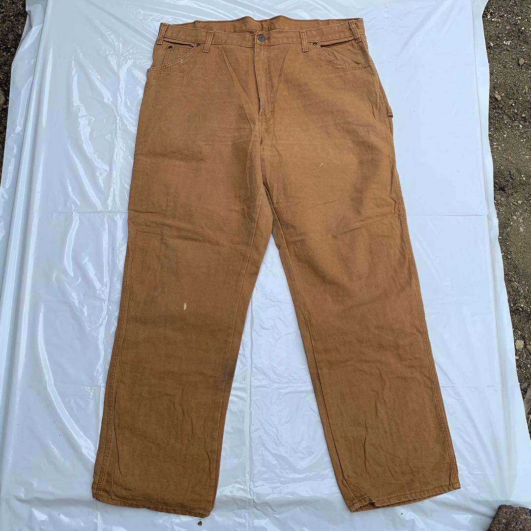 PO DICKIES CARPENTRY WORK PANTS BROWN 40 X42 Women s Fashion Bottoms Jeans on Carousell