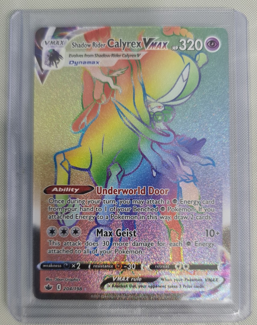 Pokemon) Shadow Rider Calyrex VMAX, Hobbies & Toys, Toys & Games