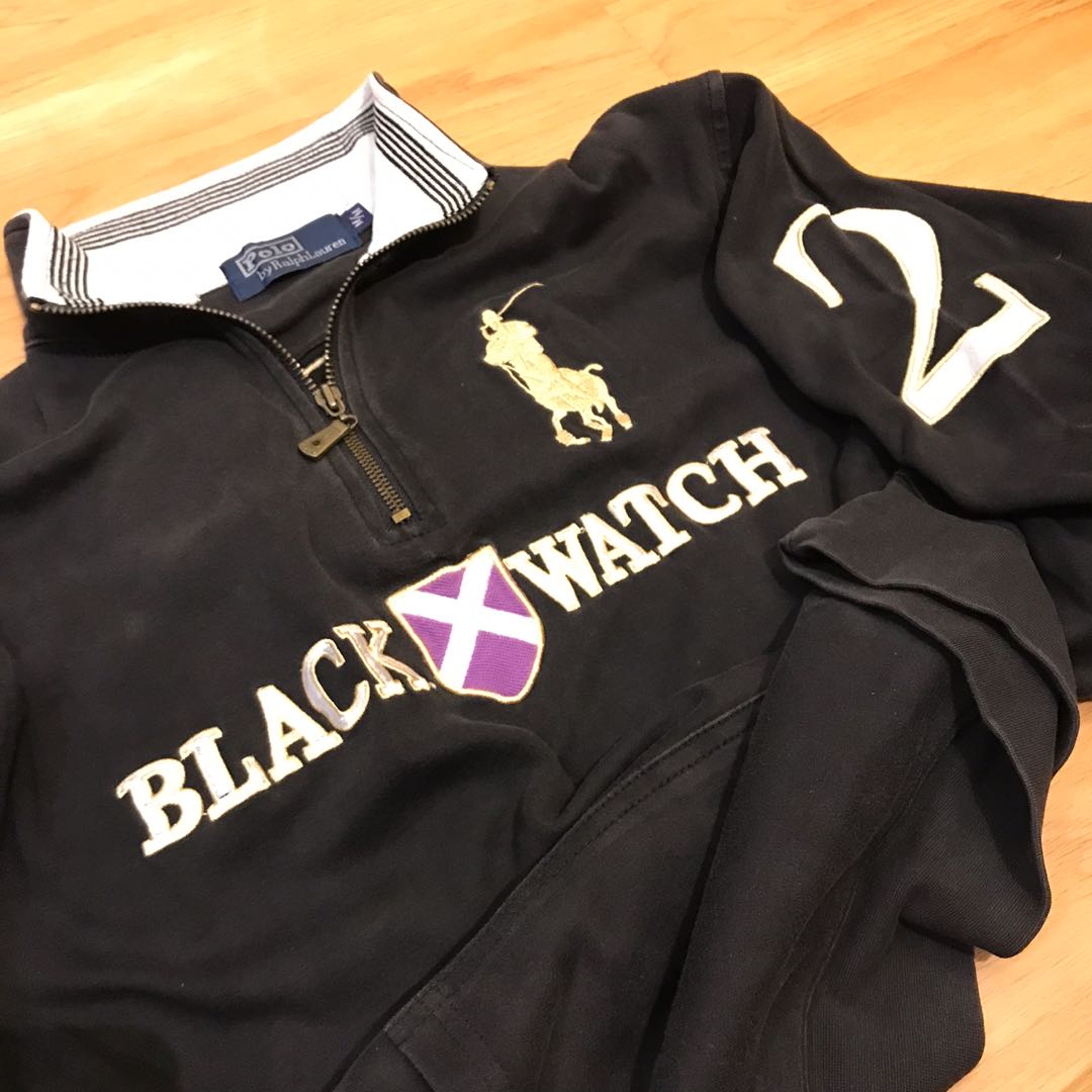 Polo black watch sweater Clearance