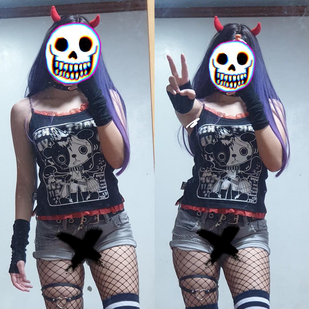 トップス 00s SEXPOTREVENGE design tanktop 00s SEXPOTREVENGE design