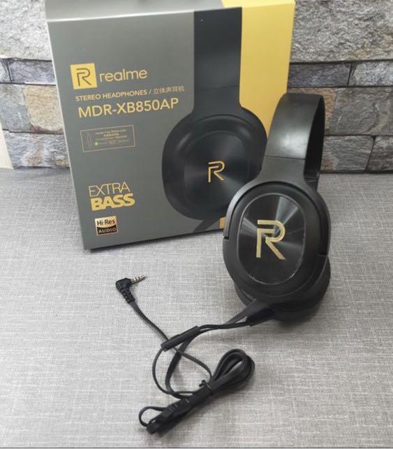 Realme Extra Bass Stereo Headphone Audio Headphones Headsets