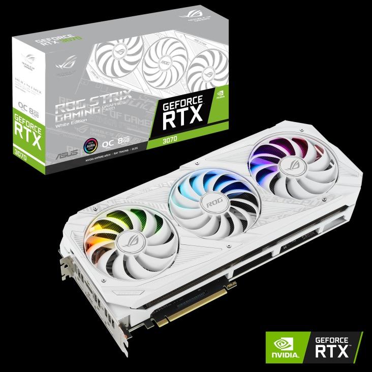 通信販売サイト 【非LHR】ROG STRIX RTX3070 white edition - PC ...