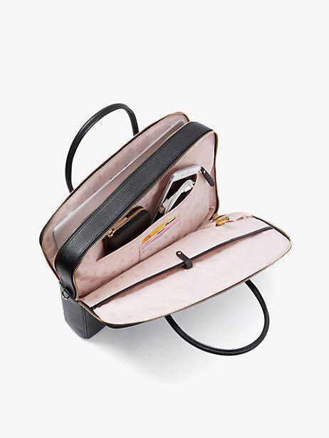 LAST PIECE INSTOCK Kate Spade Margaux Universal Laptop Bag Satchel Handbag Slingbag Crossbody Black Warm Taupe Grey