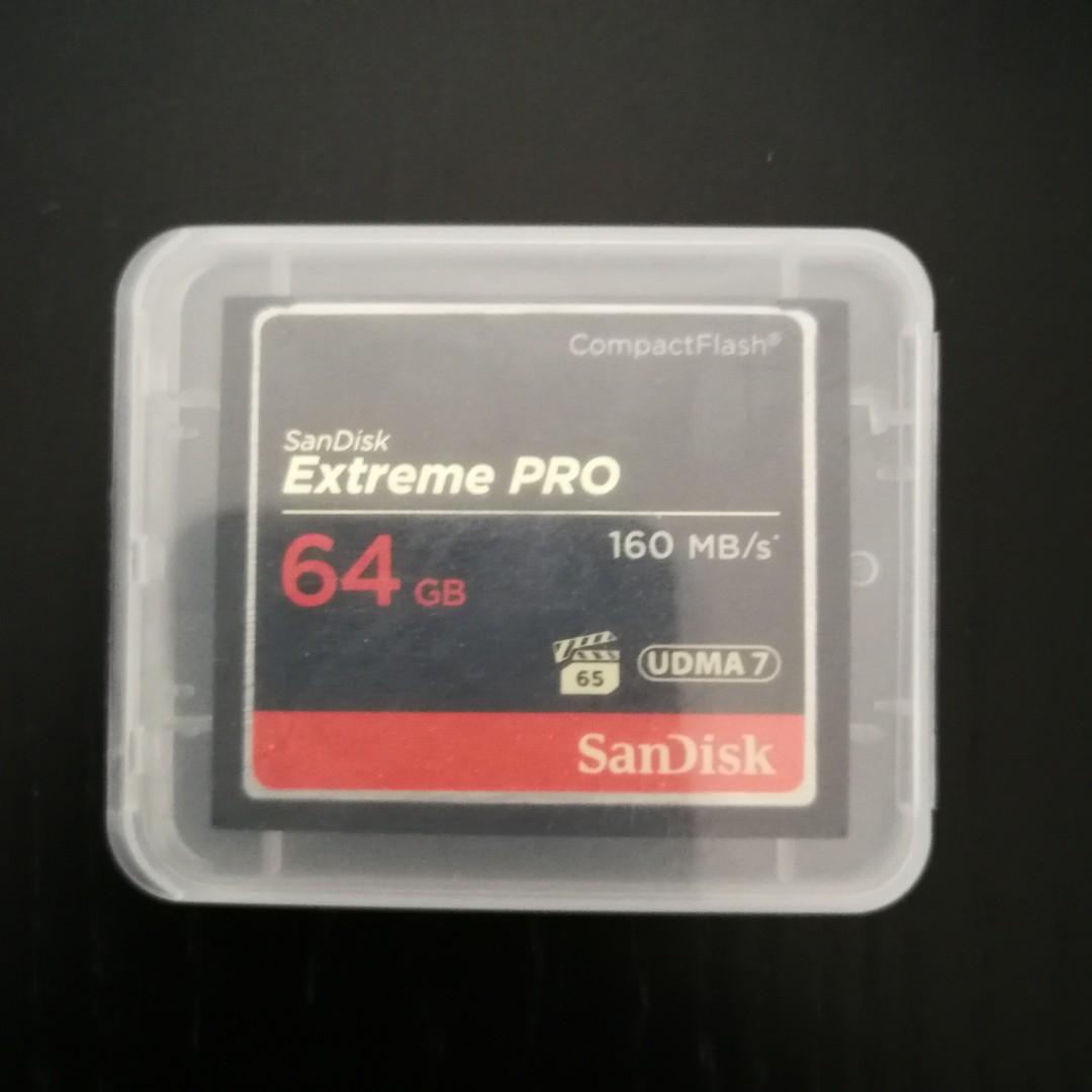 Memory Card Sandisk Extreme Pro Compactflash See 160 MB/S 64 Go