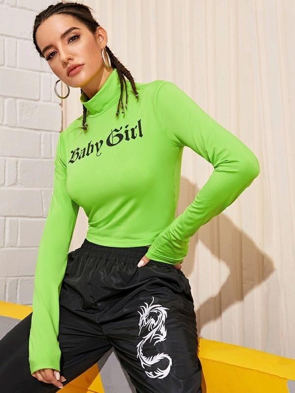 Baby girl online turtleneck top