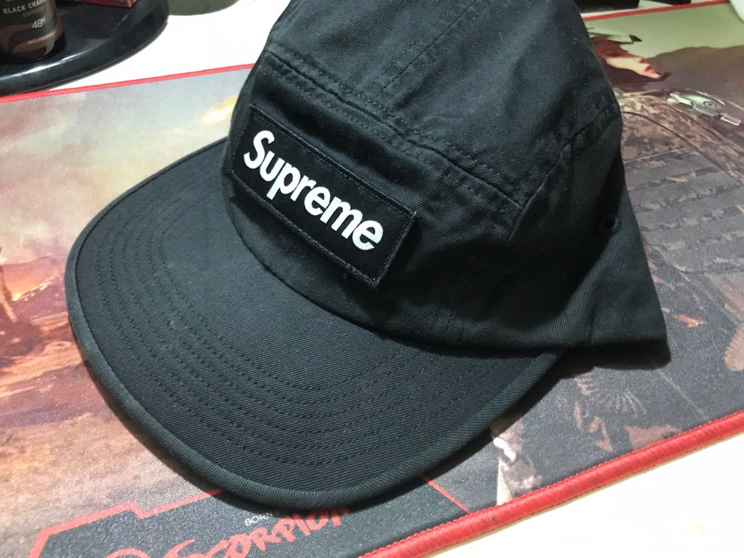 Topi supreme original vs fake hot sale