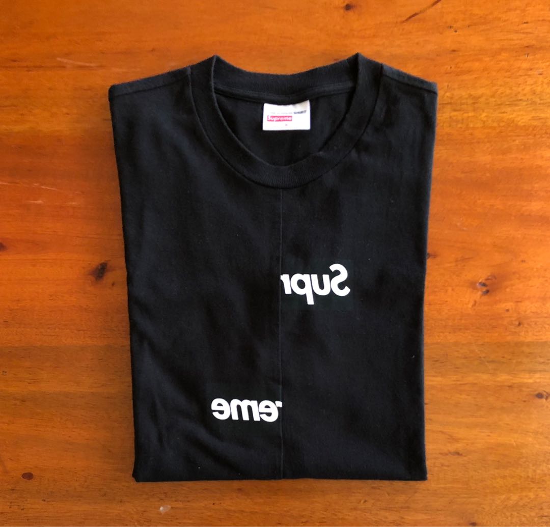 Cdg box top logo tee