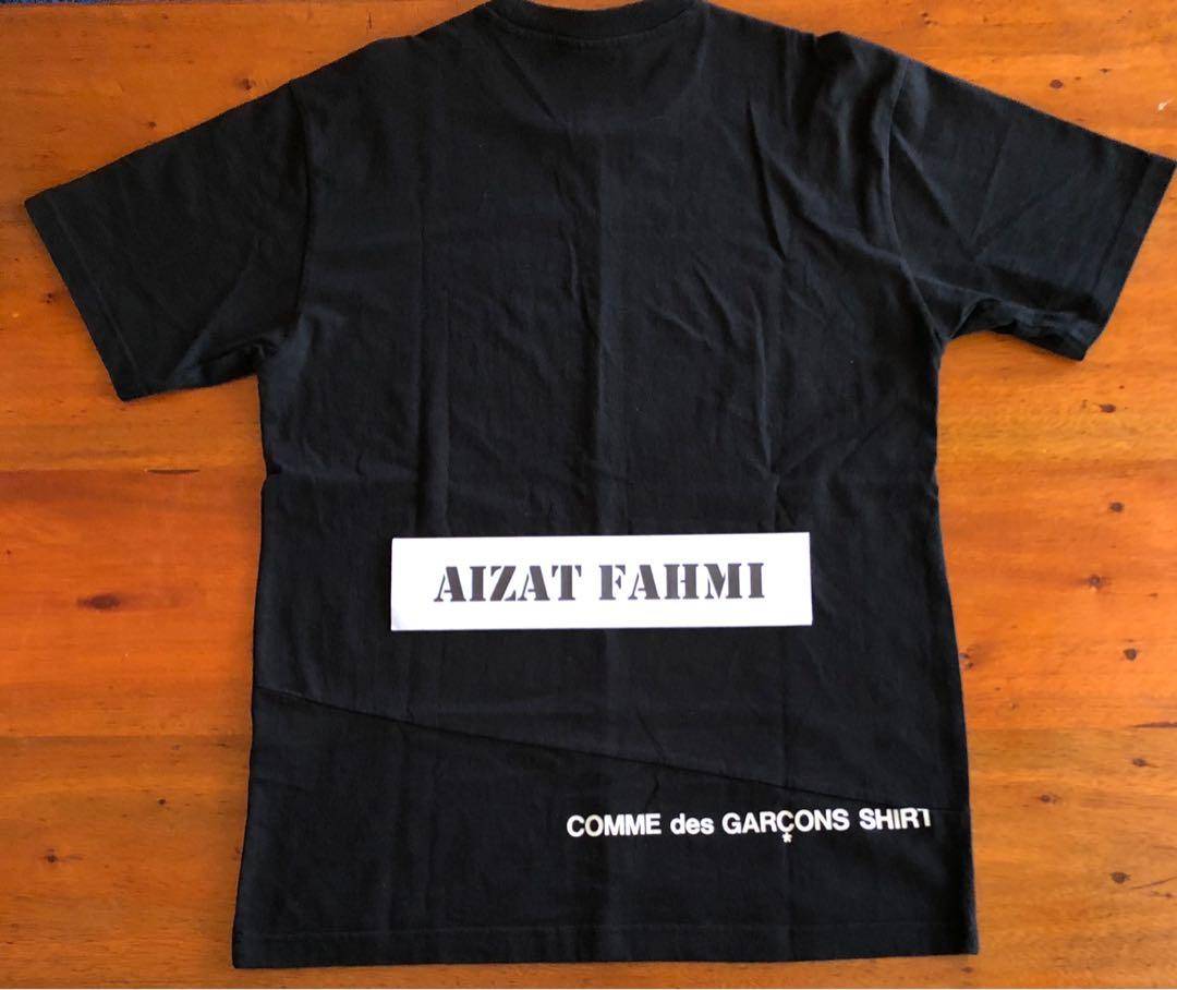 Supreme CDG Split Box Logo Tee Black Men s Fashion Tops Sets