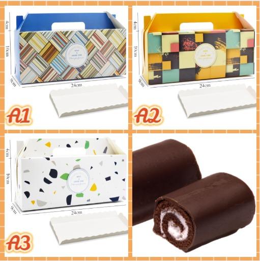 Swiss Roll box, Food & Drinks, Homemade Bakes on Carousell
