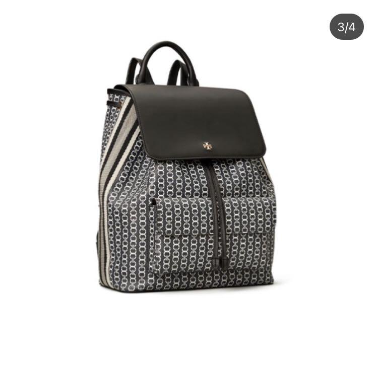 Tory Burch Gemini Link Canvas Backpack