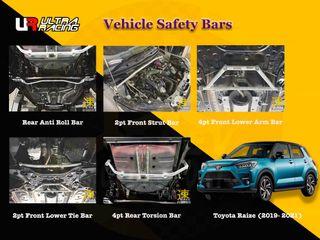 Toyota Raize Hybrid (2019- 2021) Vehicle Safety Strut Bars (Limited Set Offer Only)