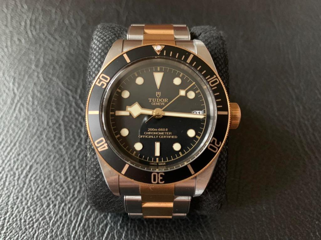 Tudor Black Bay (Category: Luxury Watches) located in Manila. Submitted by clark.kent1 (Listing ID 1098317577, Image 3). Description: Tudor Black Bay Combination of Steel and Gold 41mm Good as new 2020 Model Complete with box and papers Local AD .