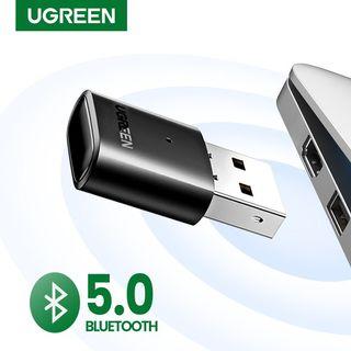 UGREEN USB Bluetooth 5.0 Adapter Dongle Transmitter Receiver for PC Headset (Simultaneously Connect up to 5 Devices)