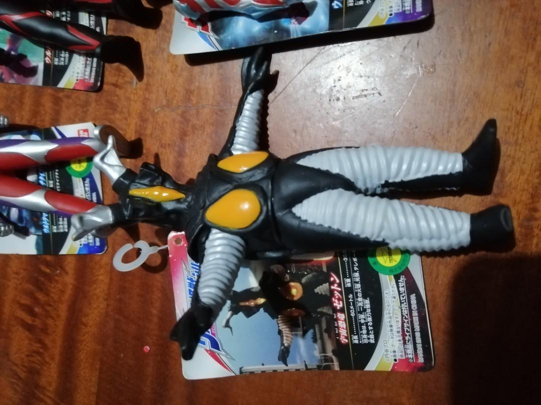 ULTRAMAN AUTHENTIC FIGURES (Category: Figurines & Statues) located in Nabunturan. Submitted by rollingon22 (Listing ID 1098362644, Image 2). Description: 250 PHP Each Take All = 1500 PHP These are authentic Ultra Hero Series figures, purchased in Japan, not surplus. The figures have never been played with, and come in their original plastic bag w/ the original figure card attached to them. -Ultraman -Ultraman Tiga -Alien Baltan -Ultraman Leo -Bel