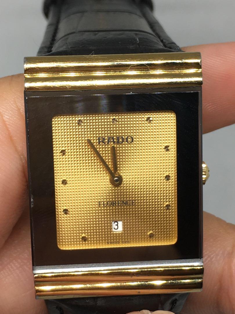 VINTAGE RADO FLORENCE GOLD DIAL WITH DATE
