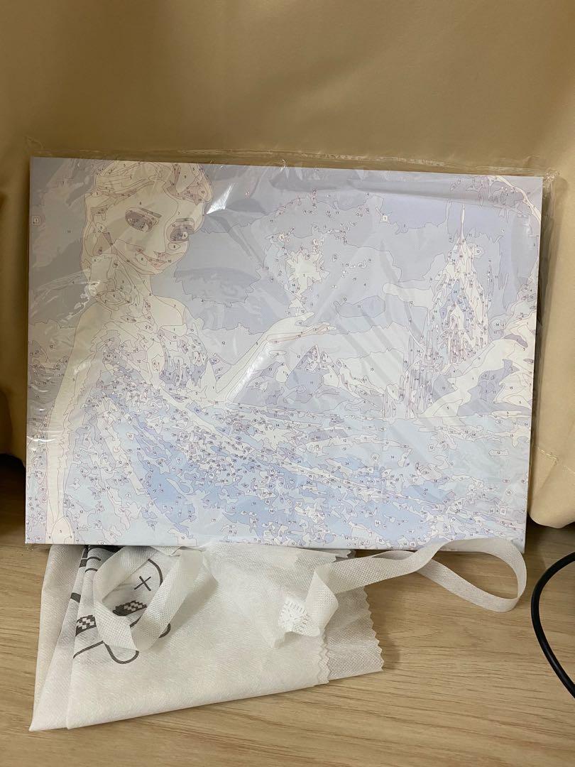  StayAtHome Watercolour Painting by Numbers Frozen Elsa 