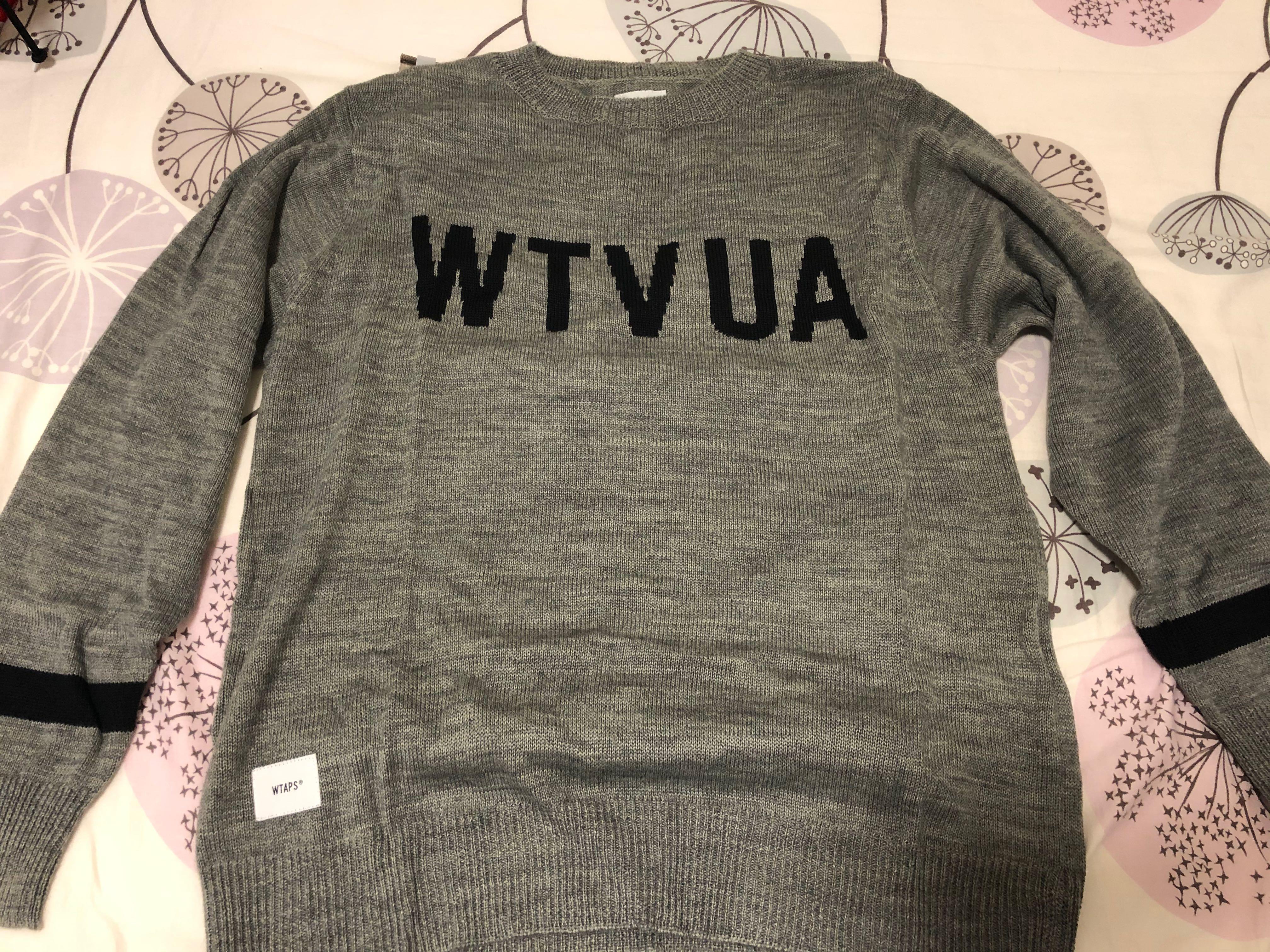 18AW WTAPS CREW SWEATER WOAC XL GRAY 18AW WTAPS CREW ⁄ SWEATER. WOAC サイズ2 M