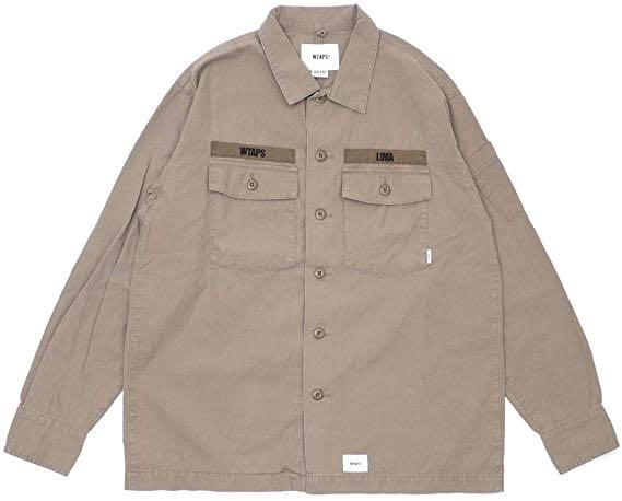 19SS W)taps BUDS LS SHIRT Ssz サンド ベージュ - rcconsultores.com.ar